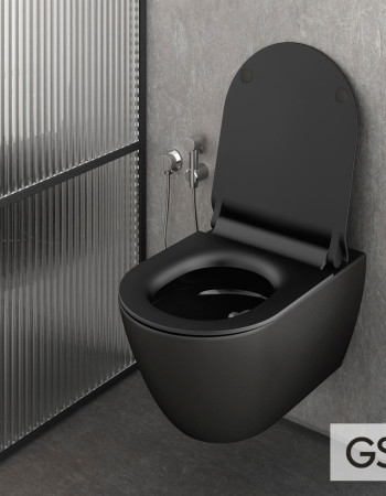 Λεκάνη Κρεμαστή Pura/50 Swirlflush με κάλυμμα MS86SC Super Slim Soft Close